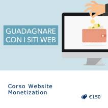 Corso Website Monetization