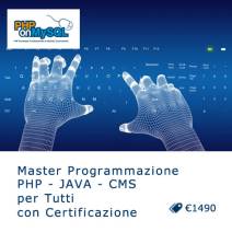 Master Programmazione PHP Java CMS con Certificazione