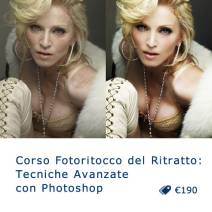 Corso Fotoritocco del ritratto tecniche avanzate con Photoshop