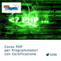 Corso PHP per Programmatori con Certificazione