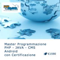 Master Programmazione PHP Java CMS Android con Certificazione