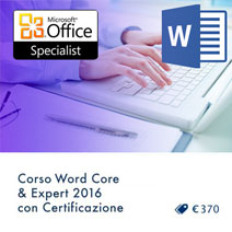 Corso word mos + certificazione